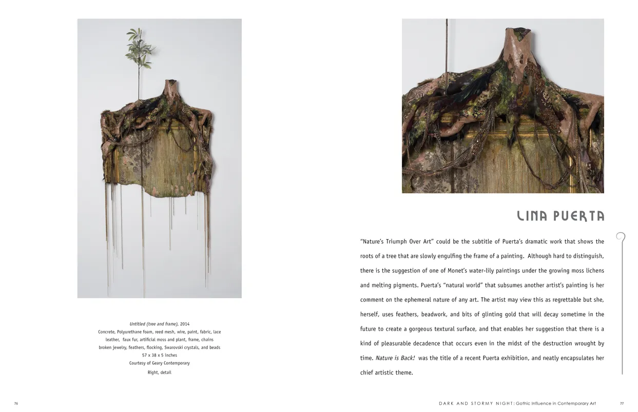 Dark and Stormy Night: Gothic Influence in Contemporary Art exhibition catalog, pages 76-77