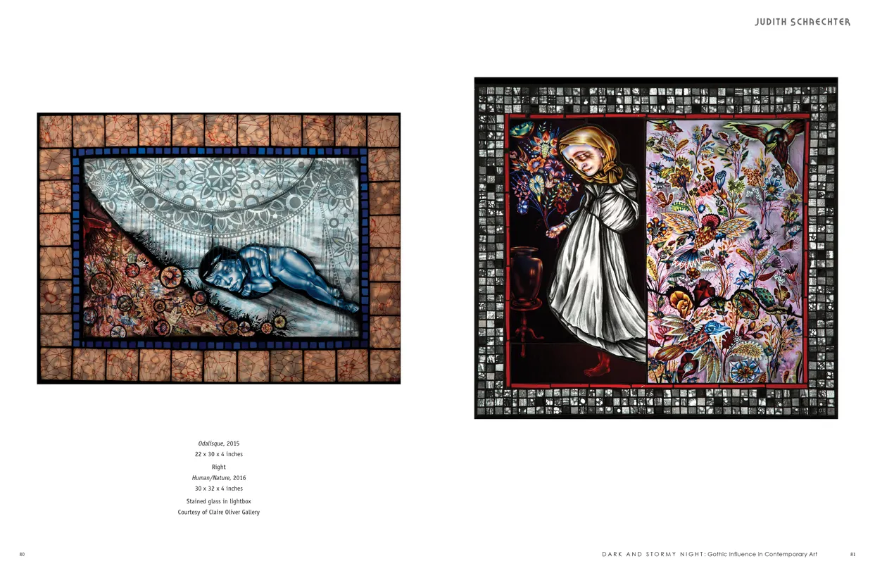 Dark and Stormy Night: Gothic Influence in Contemporary Art exhibition catalog, pages 80-81