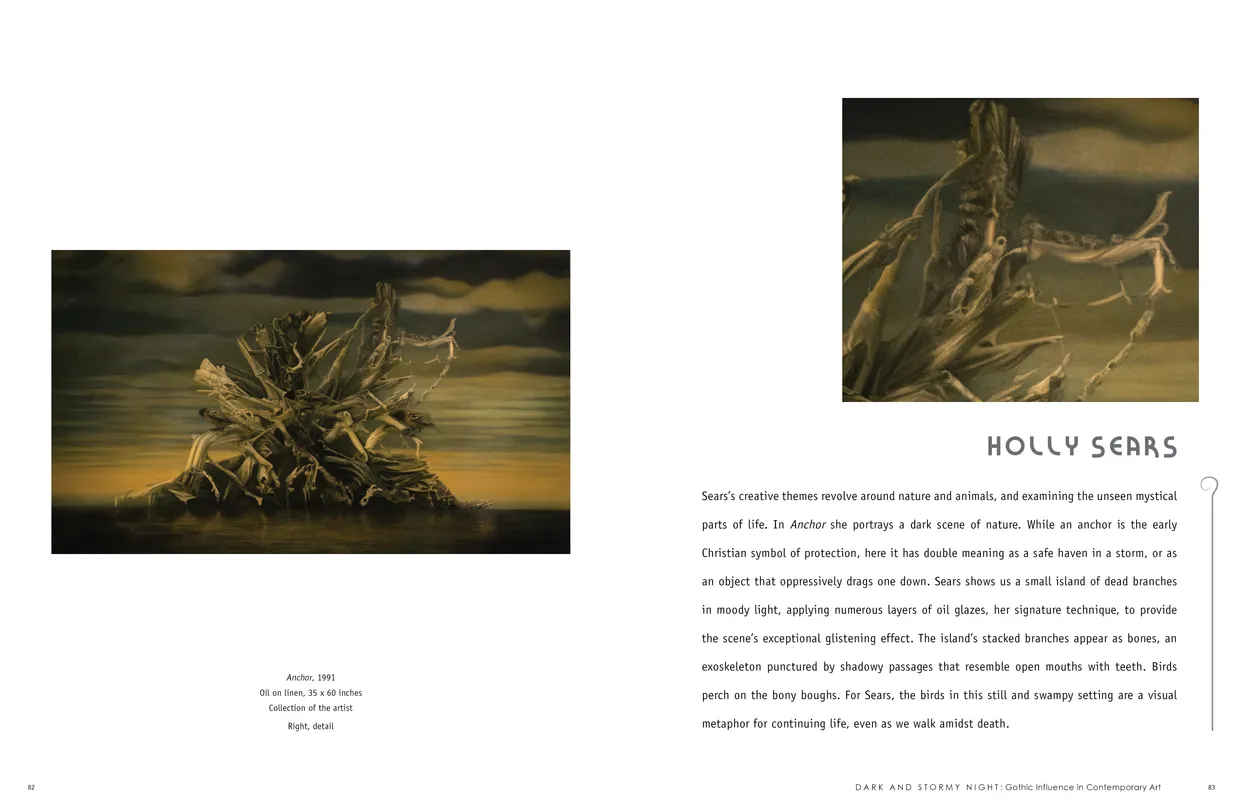 Dark and Stormy Night: Gothic Influence in Contemporary Art exhibition catalog, pages 82-83