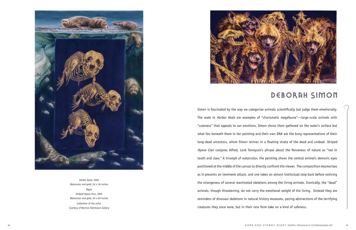 Dark and Stormy Night: Gothic Influence in Contemporary Art exhibition catalog, pages 84-85