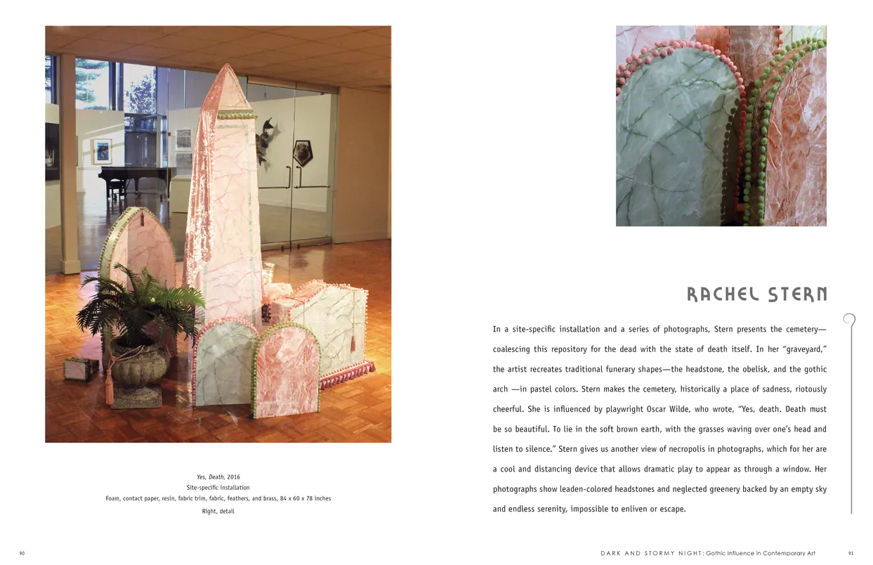 Dark and Stormy Night: Gothic Influence in Contemporary Art exhibition catalog, pages 90-91