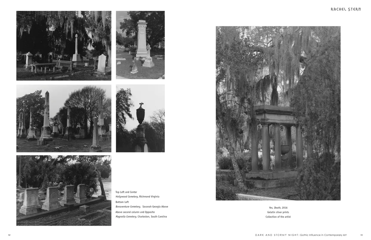 Dark and Stormy Night: Gothic Influence in Contemporary Art exhibition catalog, pages 92-93