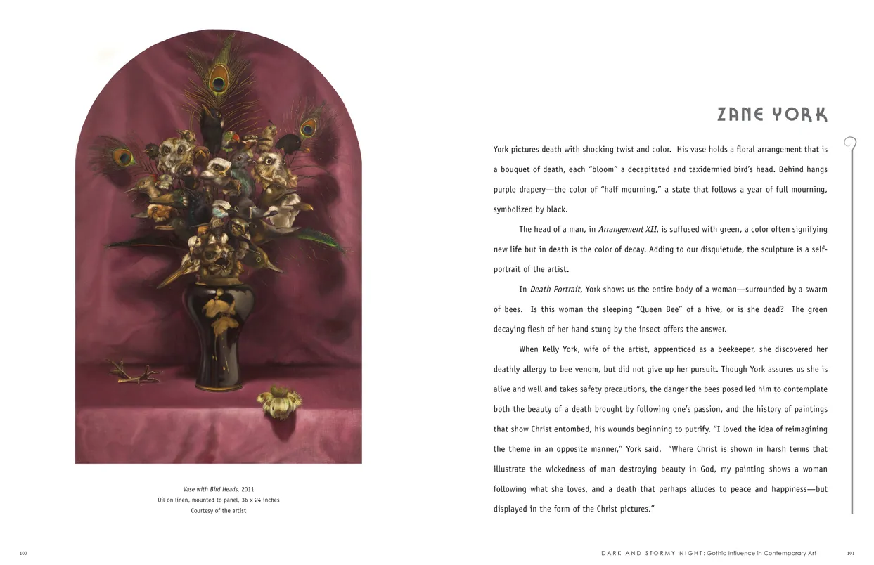 Dark and Stormy Night: Gothic Influence in Contemporary Art exhibition catalog, pages 100-101