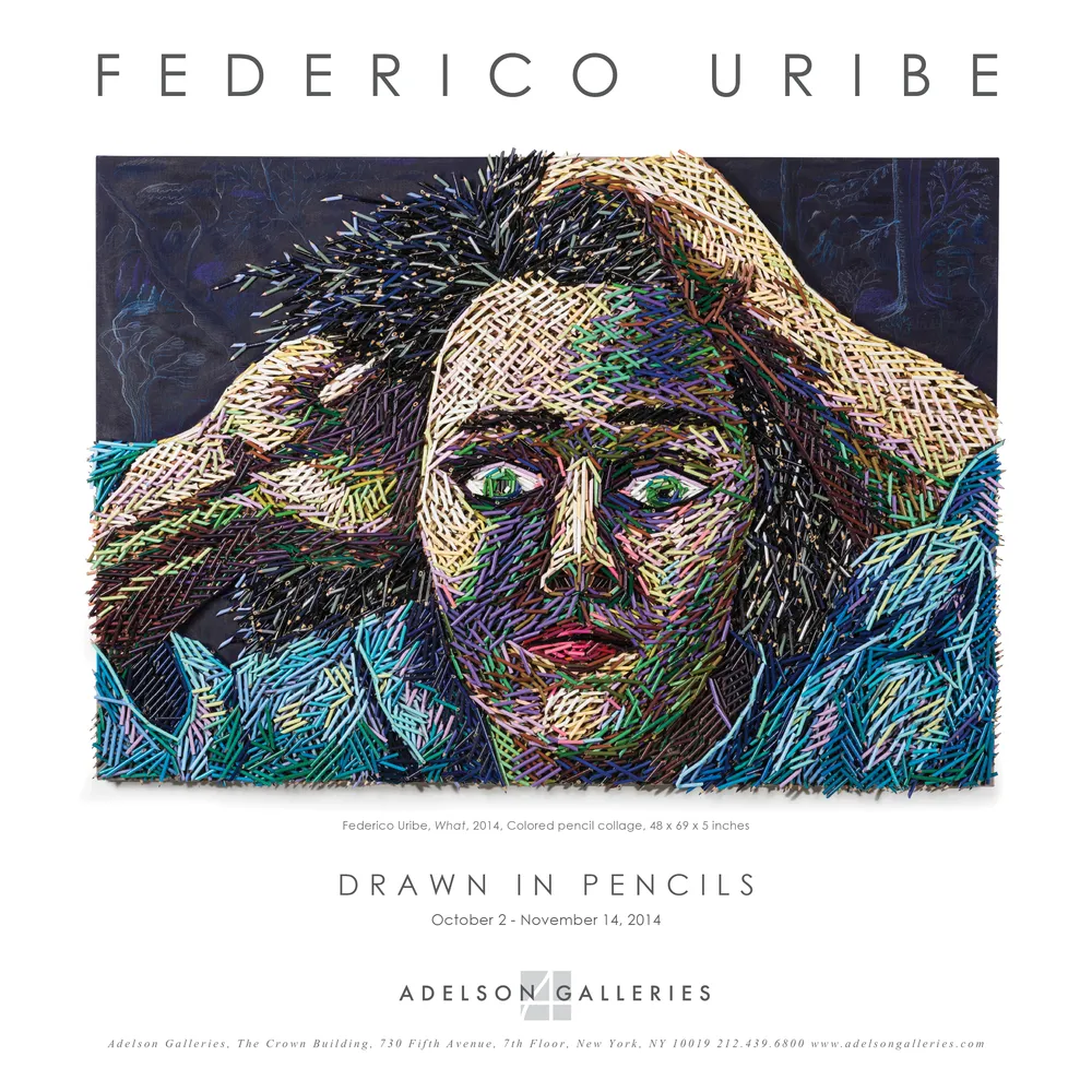 Federico Uribe: Drawn in Pencils Artforum magazine advertisement