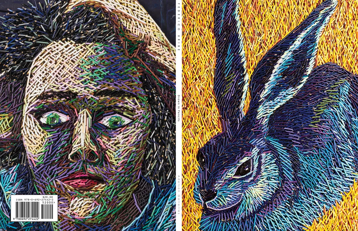 Federico Uribe Drawn in Pencils exhibition catalog, cover