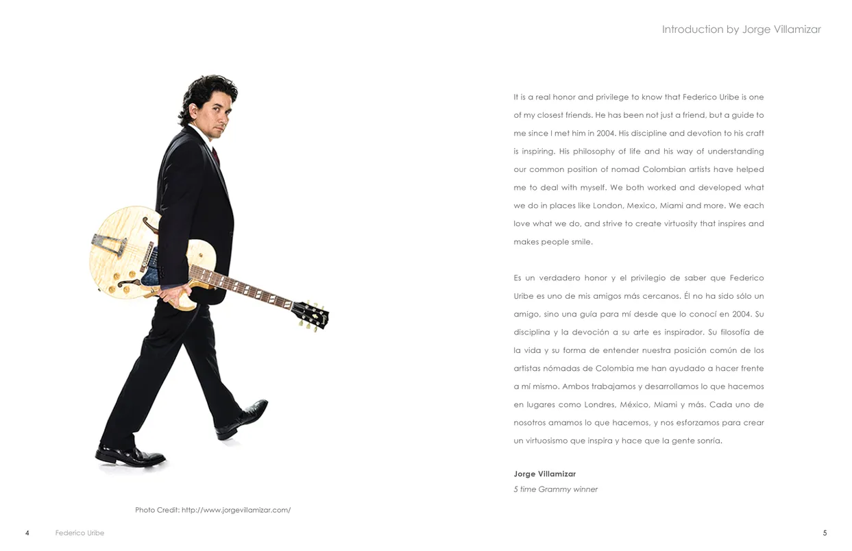Federico Uribe Drawn in Pencils exhibition catalog, pages 4-5