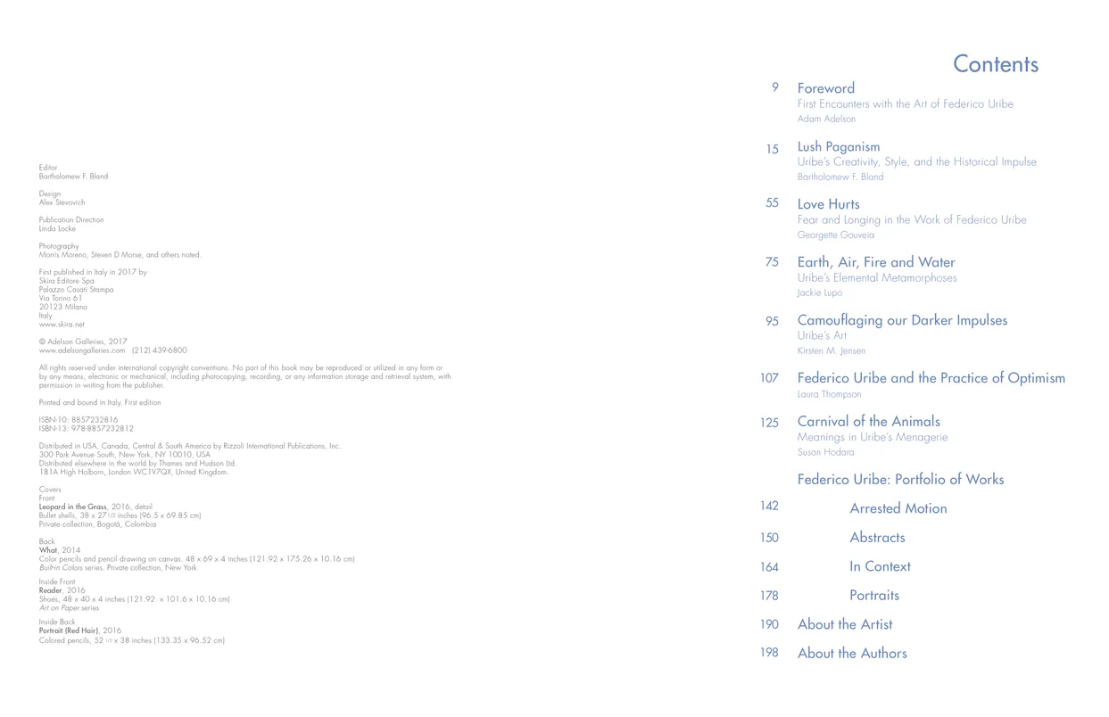 Federico Uribe: Watch the Parade book, pages 6-7