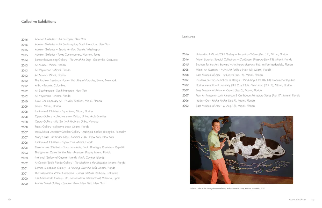 Federico Uribe: Watch the Parade book, pages 194-195