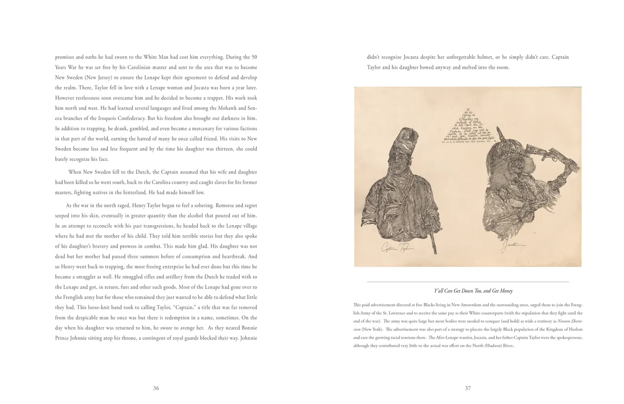 Frohawk Two Feathers Kill Your Best Ideas exhibition catalog, pages 36-37
