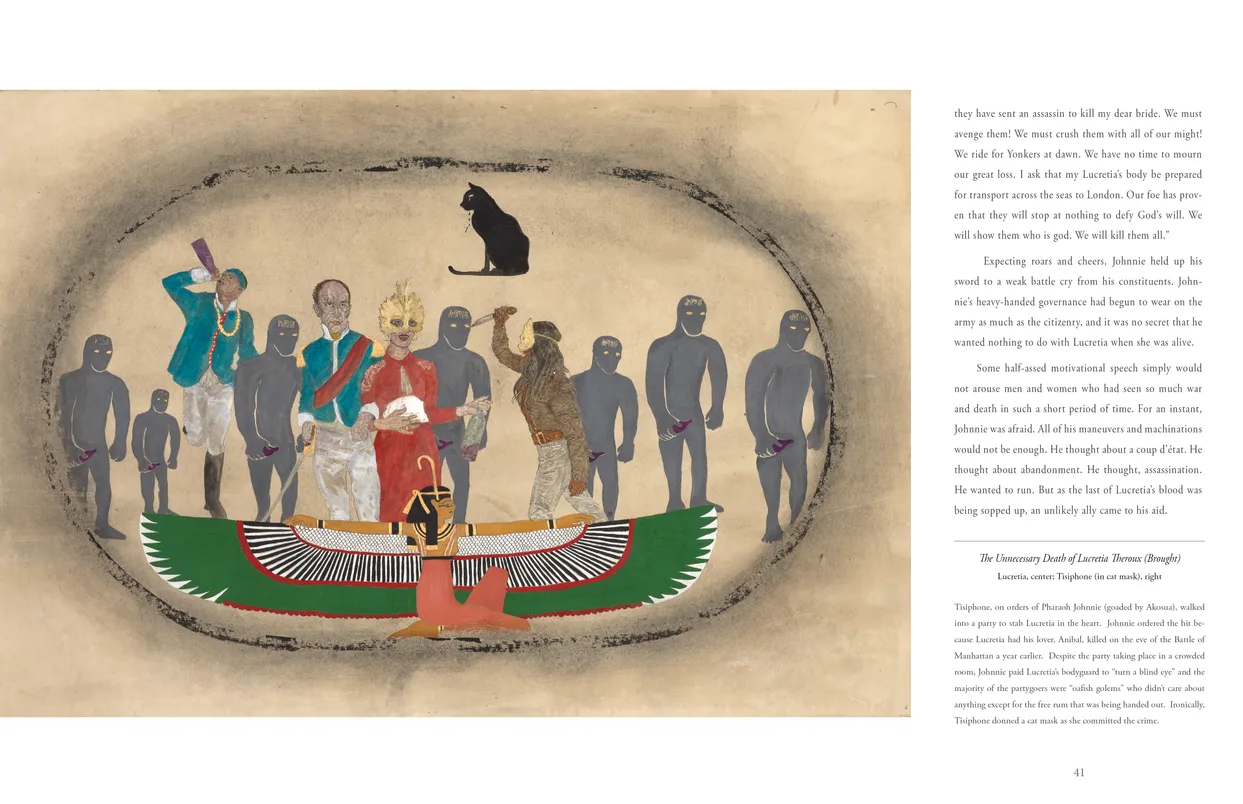 Frohawk Two Feathers Kill Your Best Ideas exhibition catalog, pages 40-41