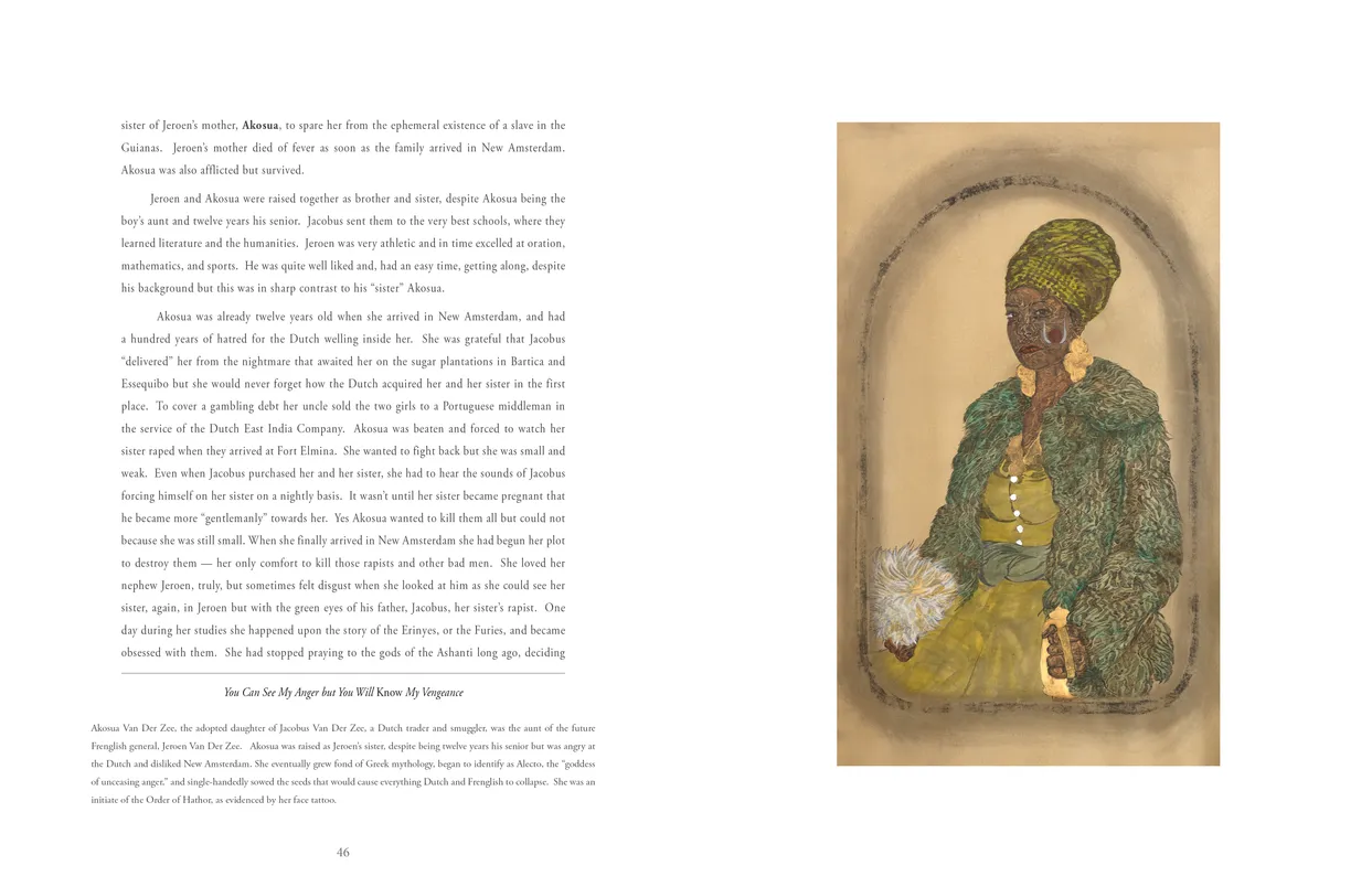 Frohawk Two Feathers Kill Your Best Ideas exhibition catalog, pages 46-47