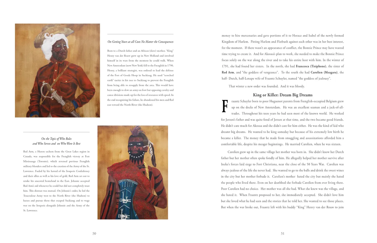 Frohawk Two Feathers Kill Your Best Ideas exhibition catalog, pages 52-53