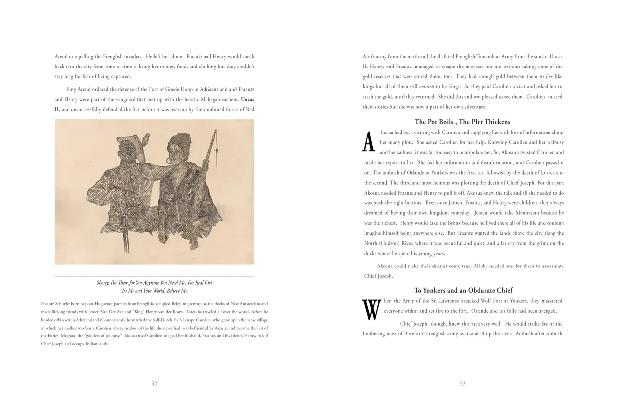 Frohawk Two Feathers Kill Your Best Ideas exhibition catalog, pages 52-53