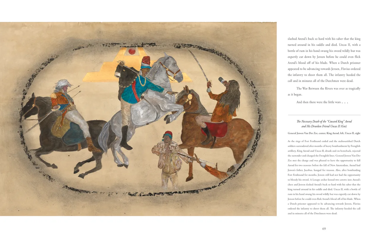 Frohawk Two Feathers Kill Your Best Ideas exhibition catalog, pages 68-69