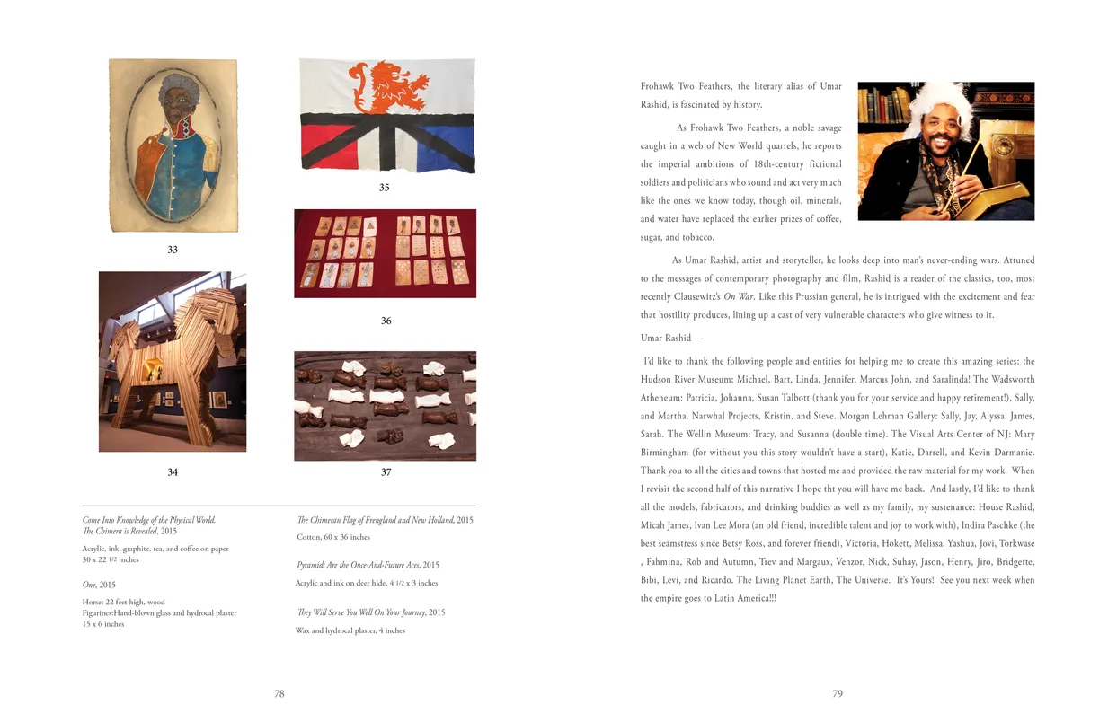 Frohawk Two Feathers Kill Your Best Ideas exhibition catalog, pages 78-79