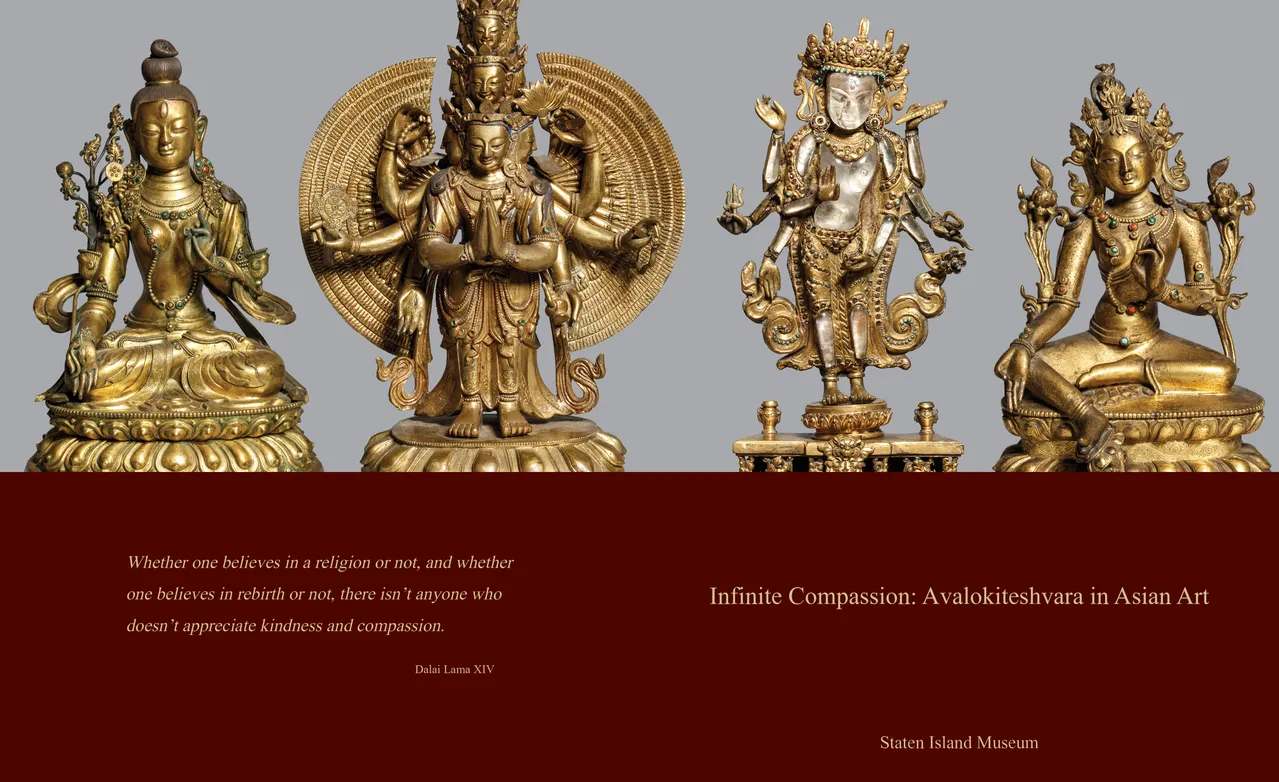 Infinite Compassion: Avalokiteshvara in Asian Art exhibition catalog, pages 2-3