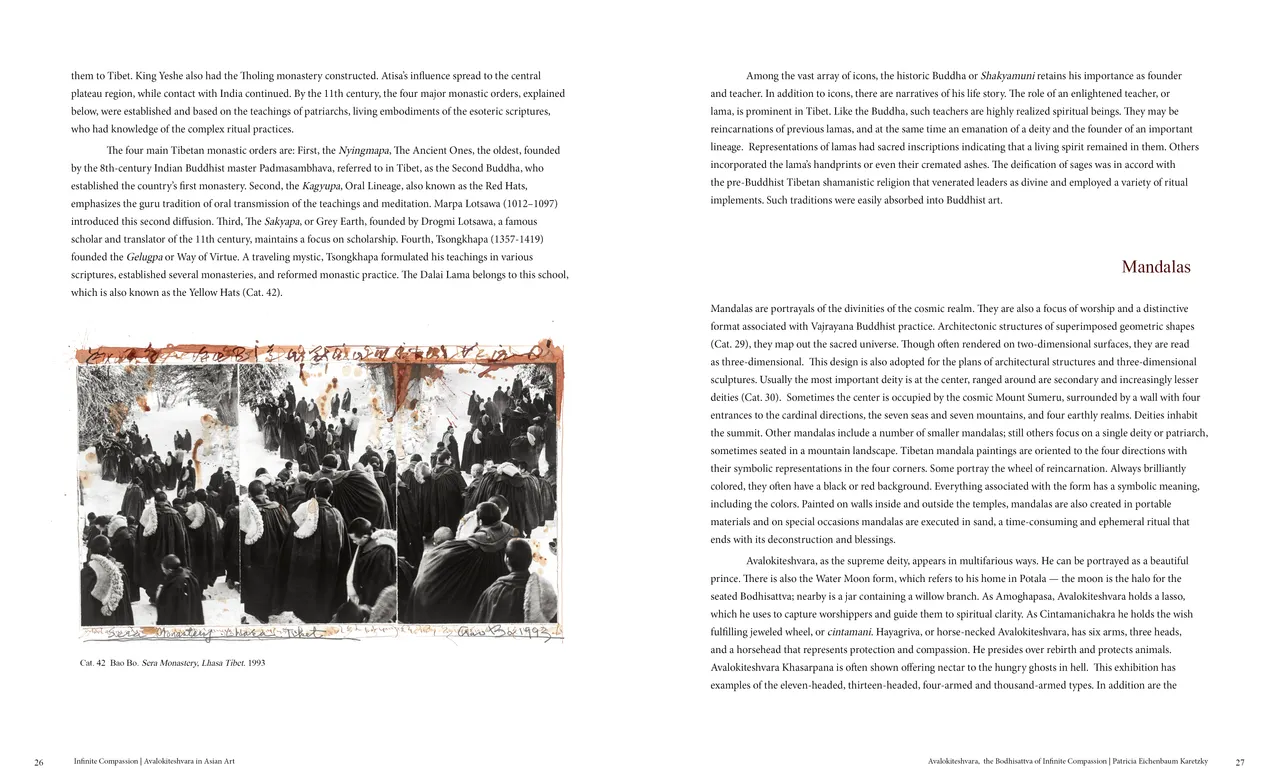 Infinite Compassion: Avalokiteshvara in Asian Art exhibition catalog, pages 26-27