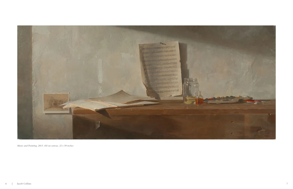 Jacob Collins (2015) exhibition catalog, pages 6-7