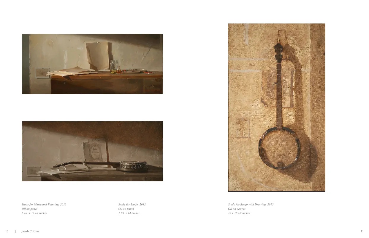 Jacob Collins (2015) exhibition catalog, pages 10-11