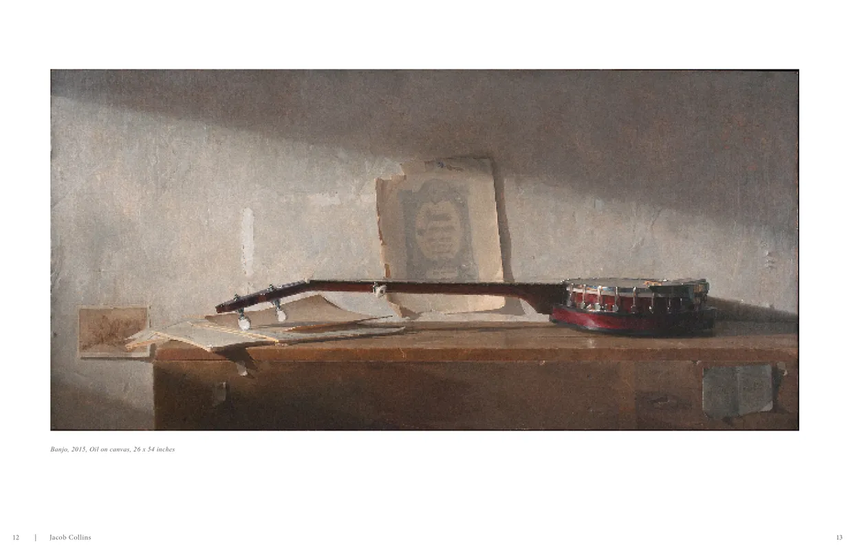 Jacob Collins (2015) exhibition catalog, pages 12-13