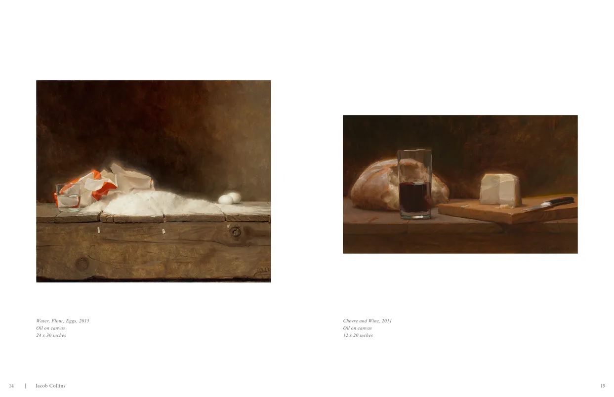 Jacob Collins (2015) exhibition catalog, pages 14-15