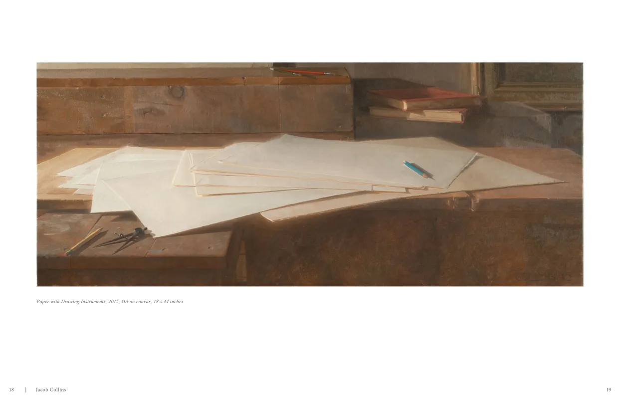 Jacob Collins (2015) exhibition catalog, pages 18-19