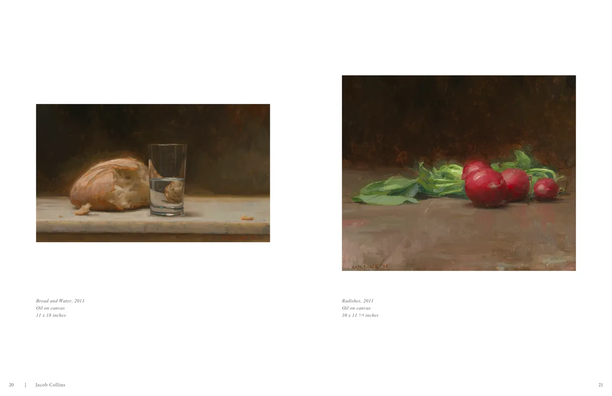 Jacob Collins (2015) exhibition catalog, pages 20-21