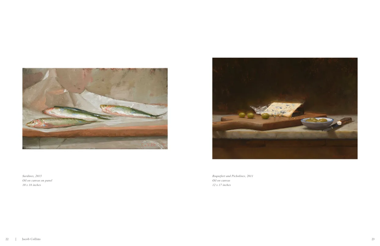 Jacob Collins (2015) exhibition catalog, pages 22-23