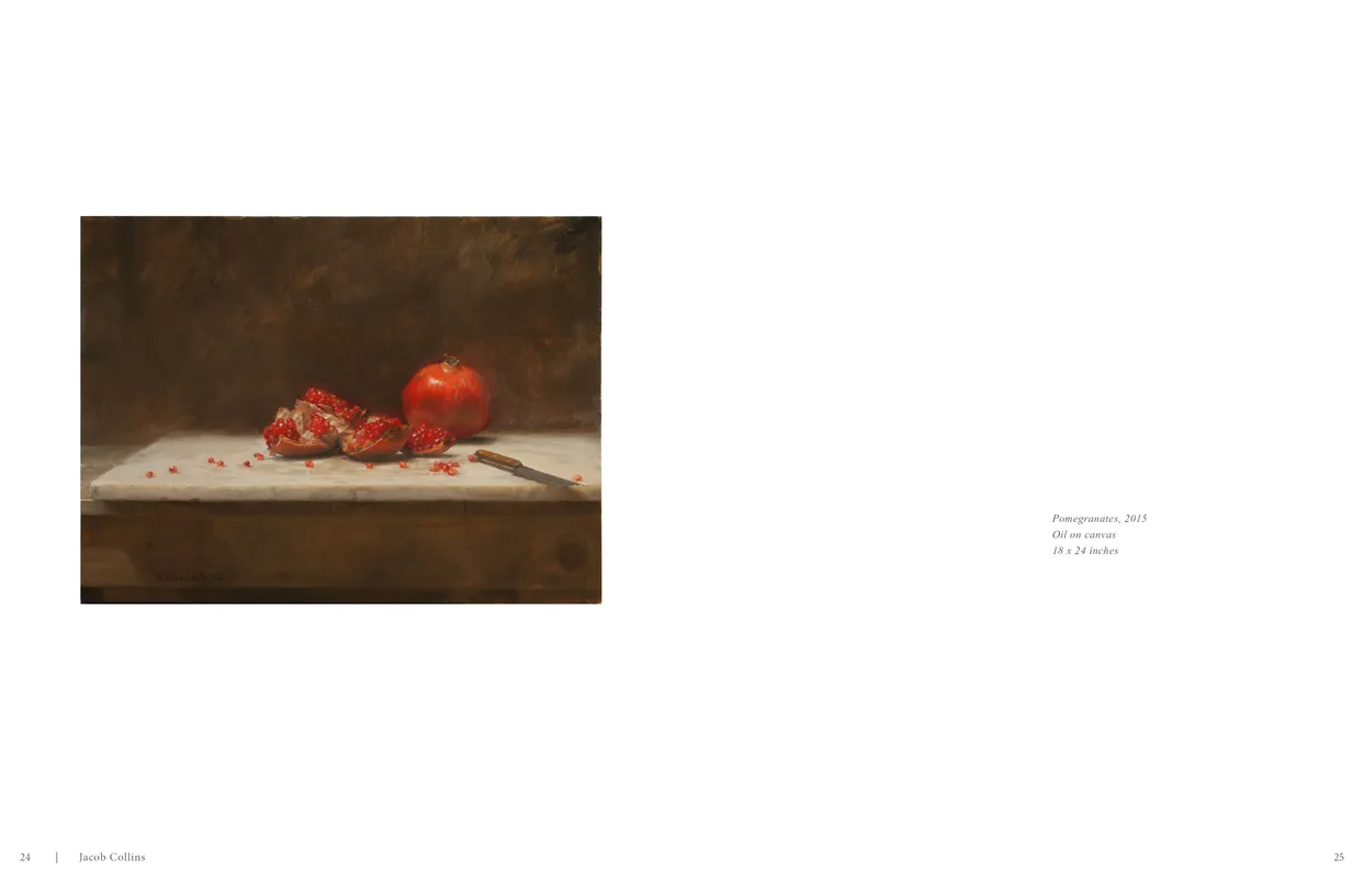 Jacob Collins (2015) exhibition catalog, pages 24-25