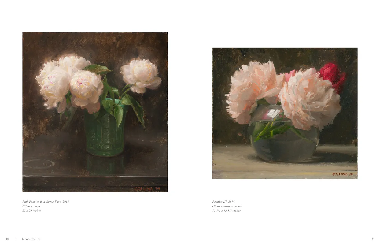 Jacob Collins (2015) exhibition catalog, pages 30-31