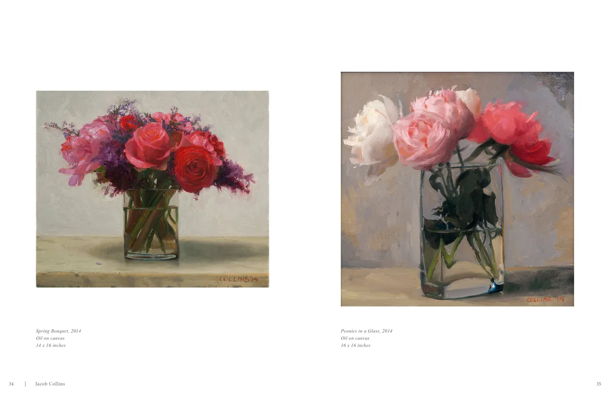 Jacob Collins (2015) exhibition catalog, pages 34-35
