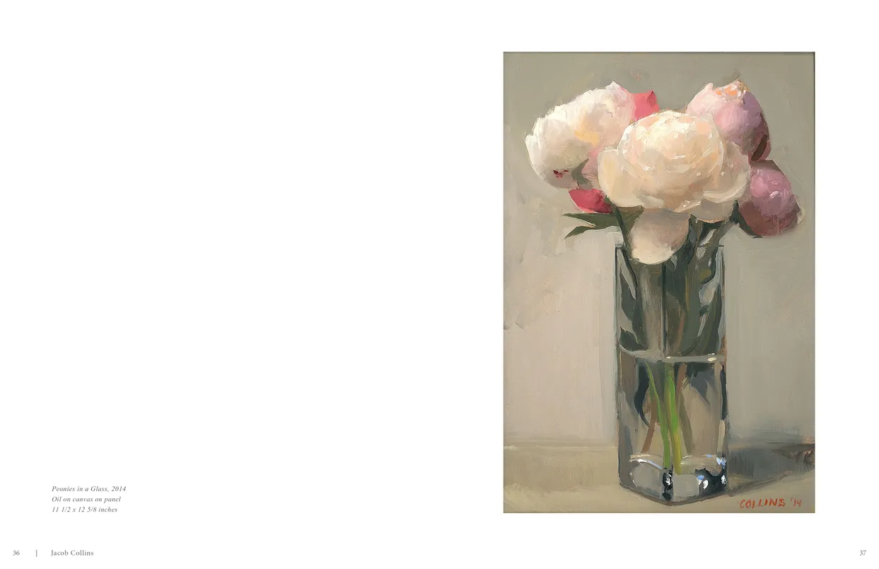 Jacob Collins (2015) exhibition catalog, pages 36-37