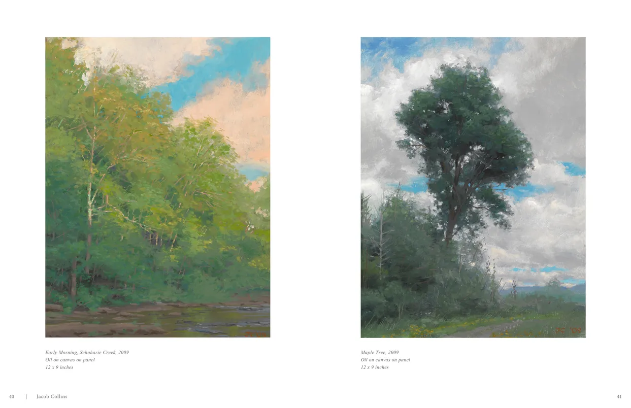 Jacob Collins (2015) exhibition catalog, pages 40-41