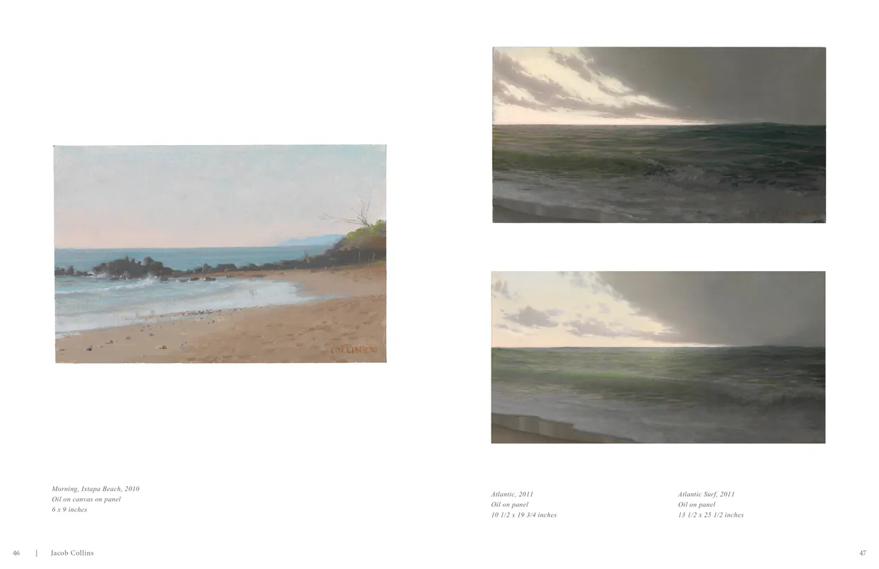 Jacob Collins (2015) exhibition catalog, pages 46-47