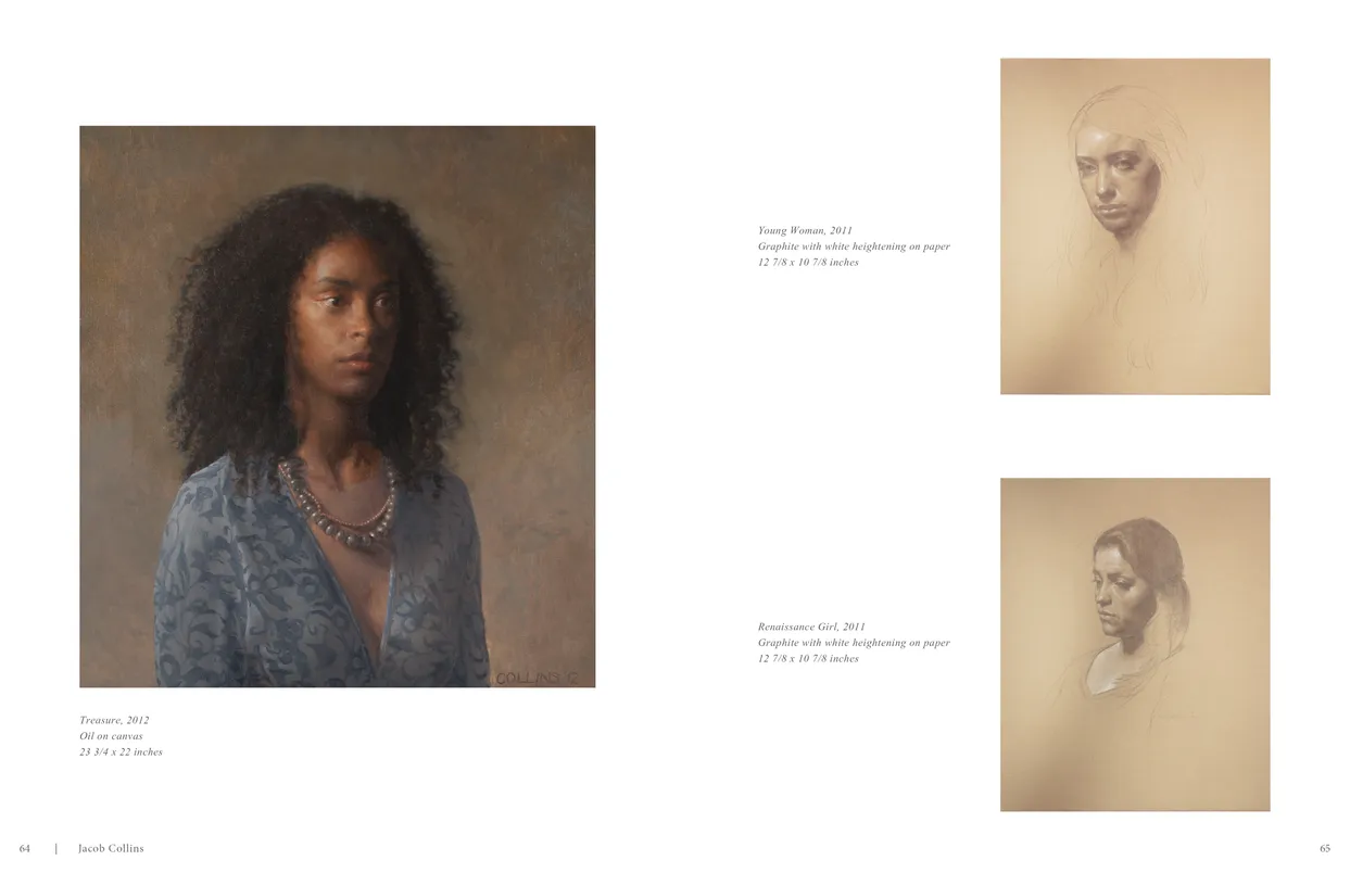 Jacob Collins (2015) exhibition catalog, pages 64-65