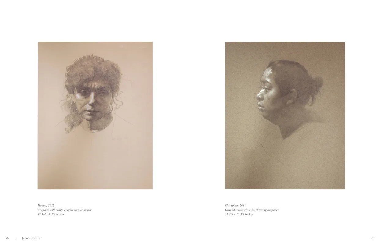 Jacob Collins (2015) exhibition catalog, pages 66-67