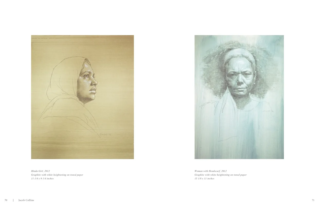 Jacob Collins (2015) exhibition catalog, pages 70-71