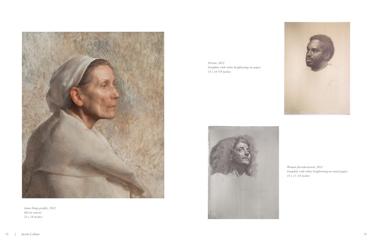 Jacob Collins (2015) exhibition catalog, pages 72-73