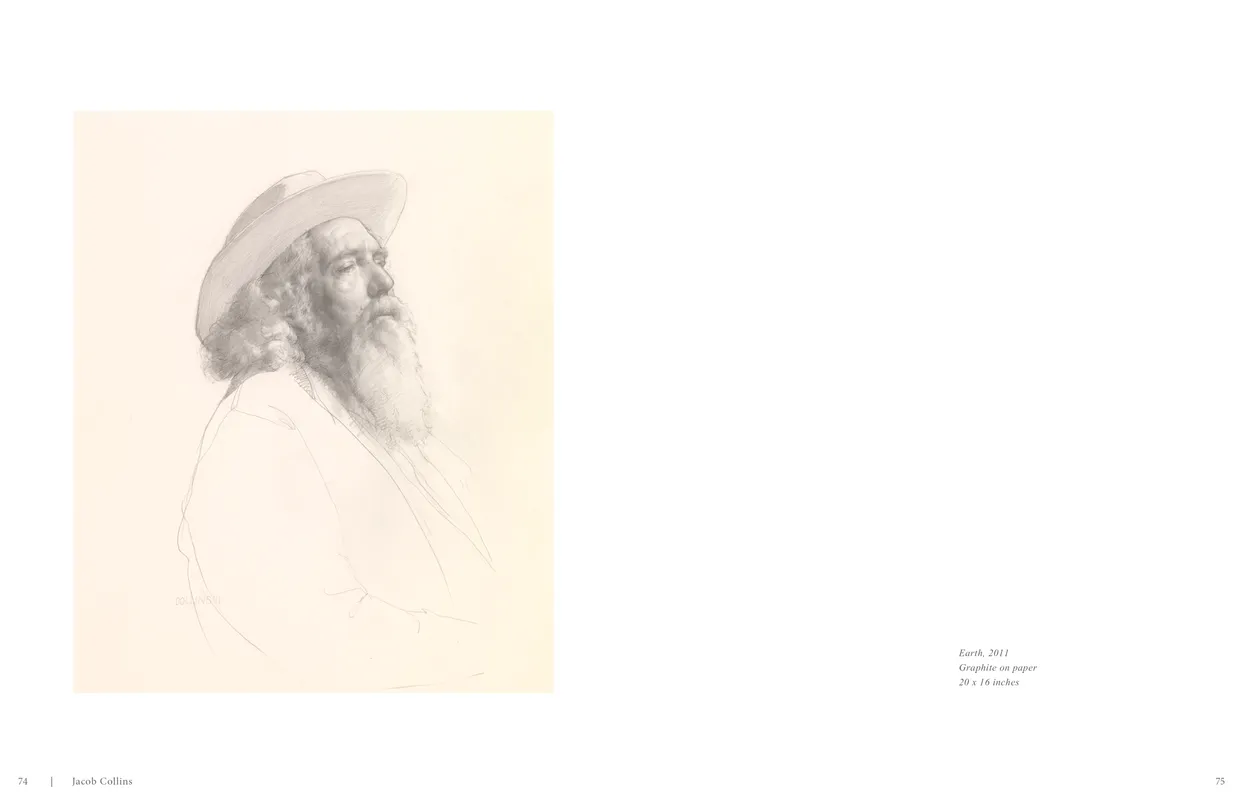 Jacob Collins (2015) exhibition catalog, pages 74-75