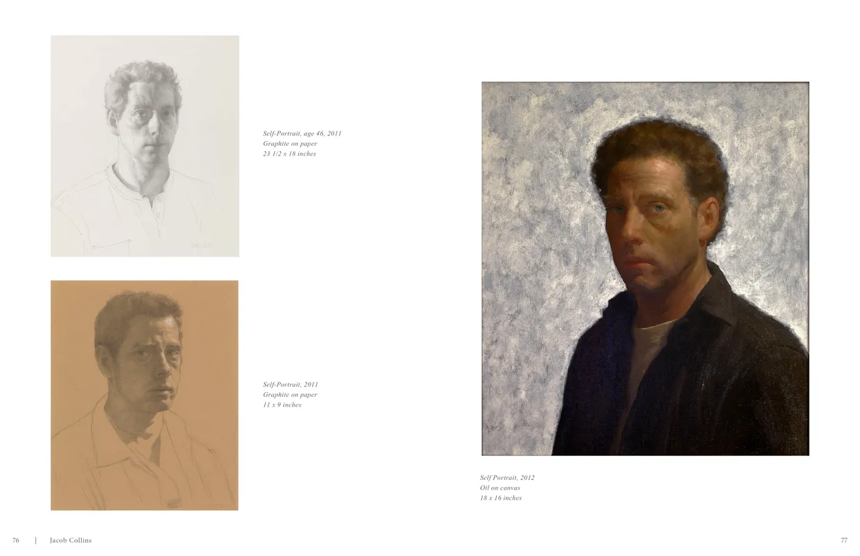 Jacob Collins (2015) exhibition catalog, pages 76-77