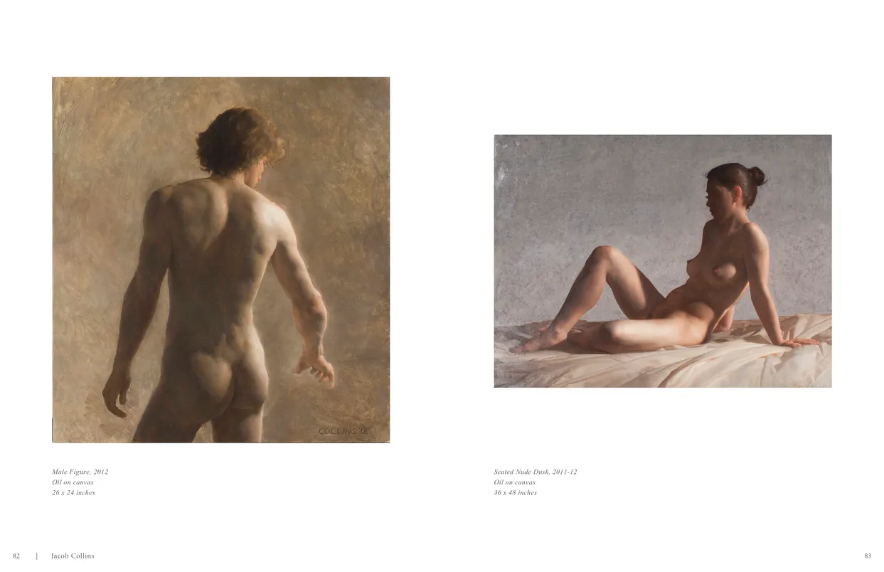 Jacob Collins (2015) exhibition catalog, pages 82-83