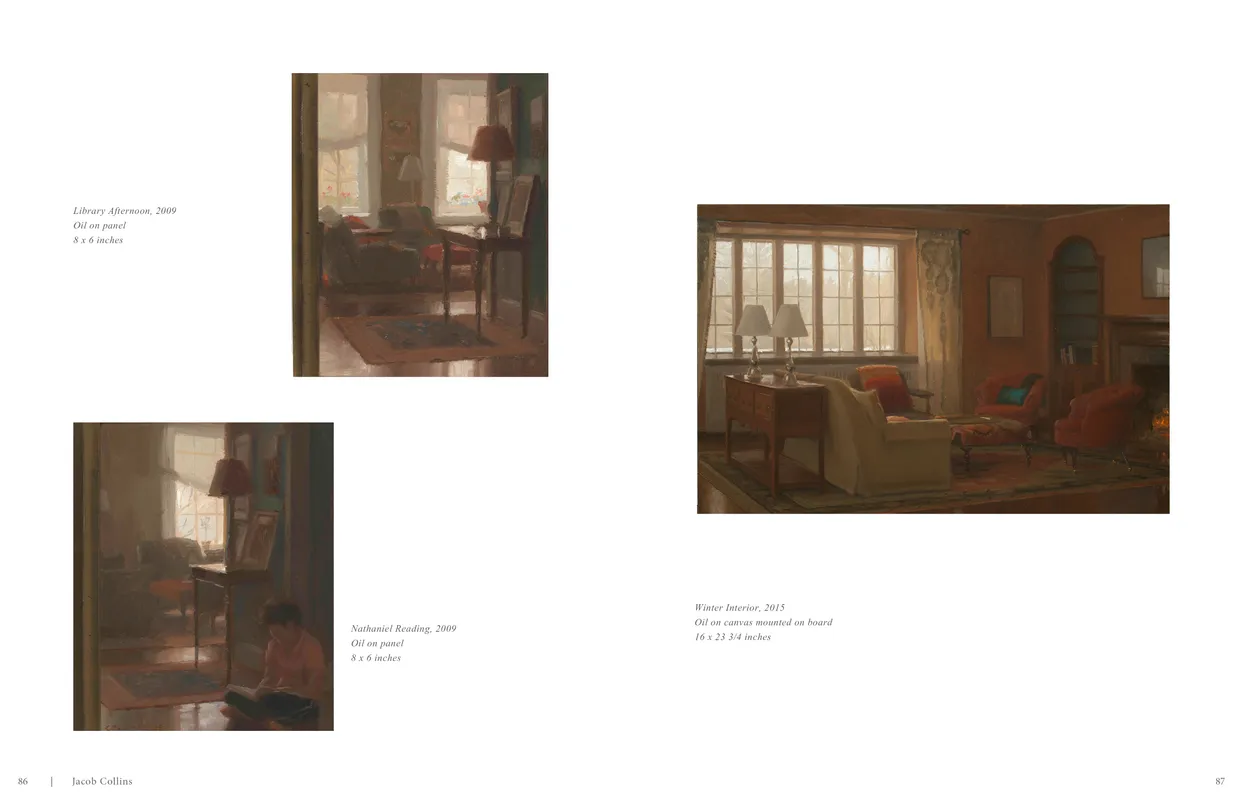 Jacob Collins (2015) exhibition catalog, pages 86-87