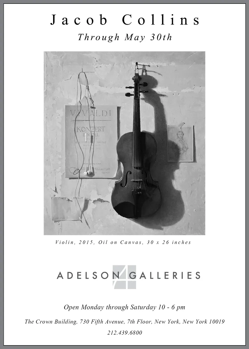 Jacob Collins — New York Times print advertisement #1