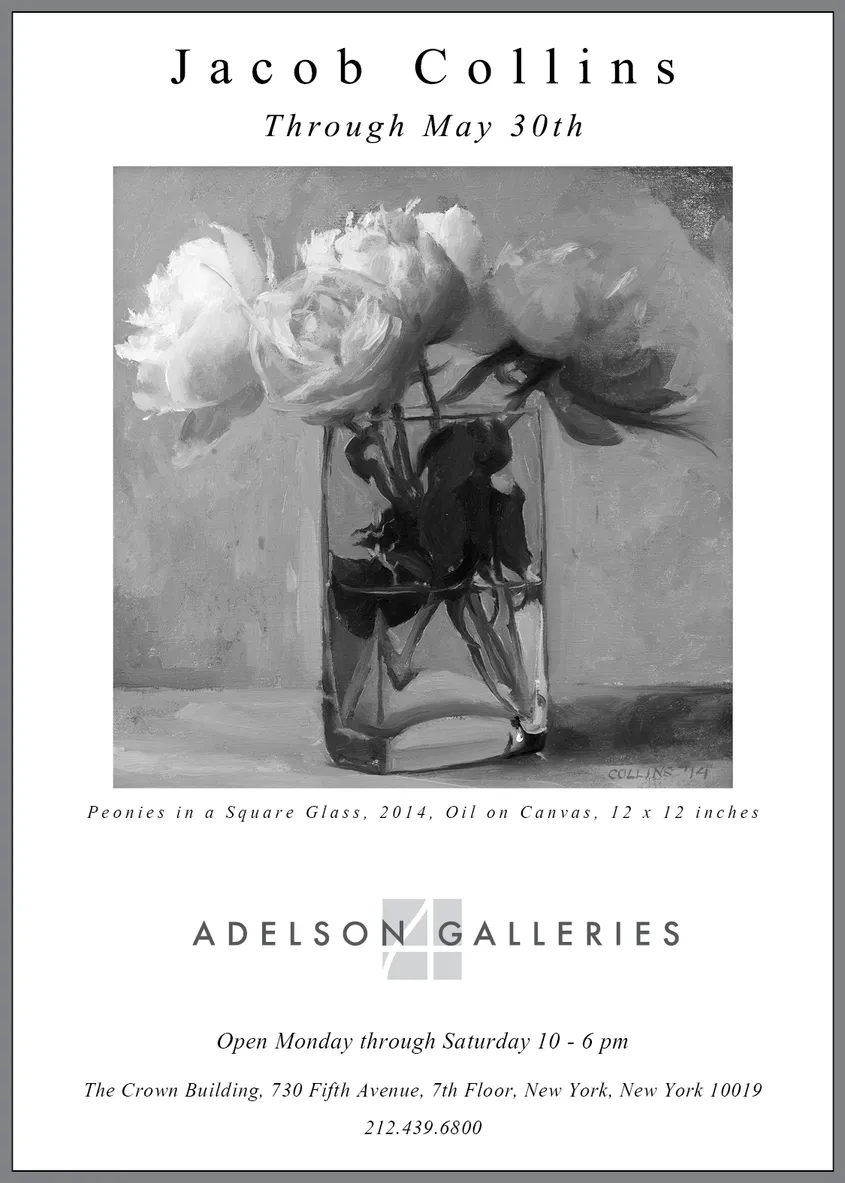 Jacob Collins — New York Times print advertisement #2