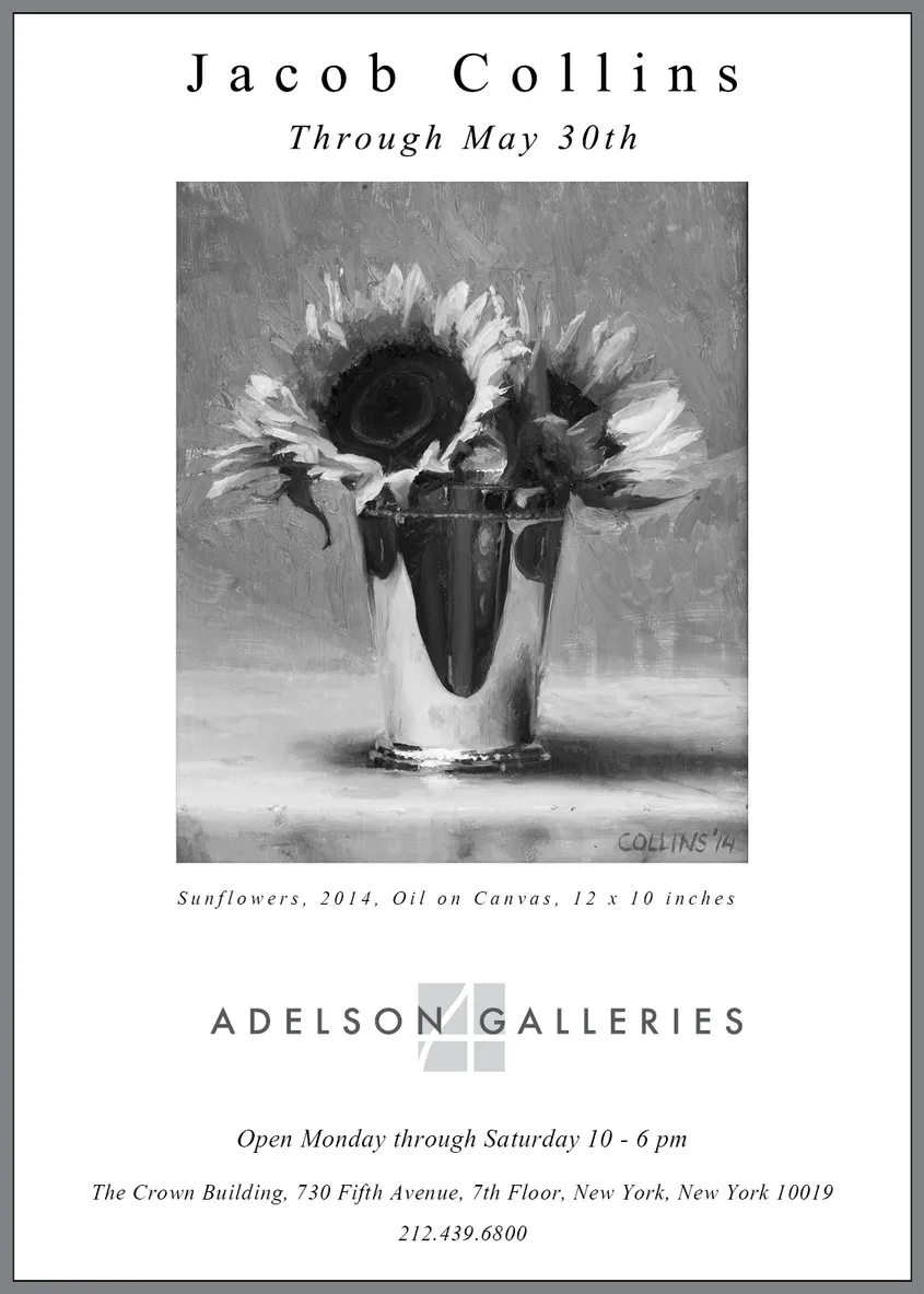 Jacob Collins — New York Times print advertisement #3