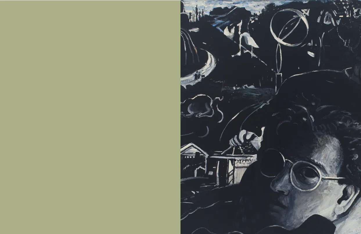 Jon Imber exhibition catalog, inside cover back