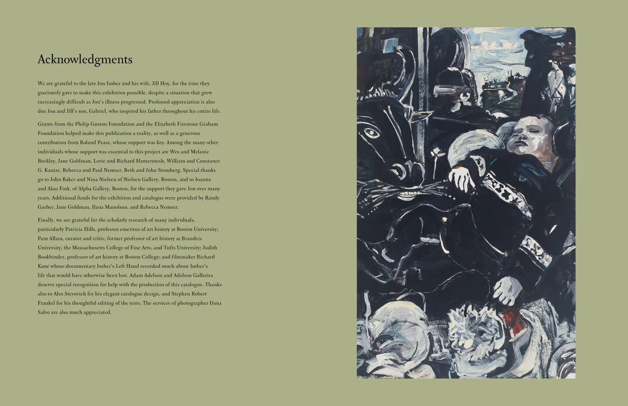 Jon Imber exhibition catalog, pages 2-3