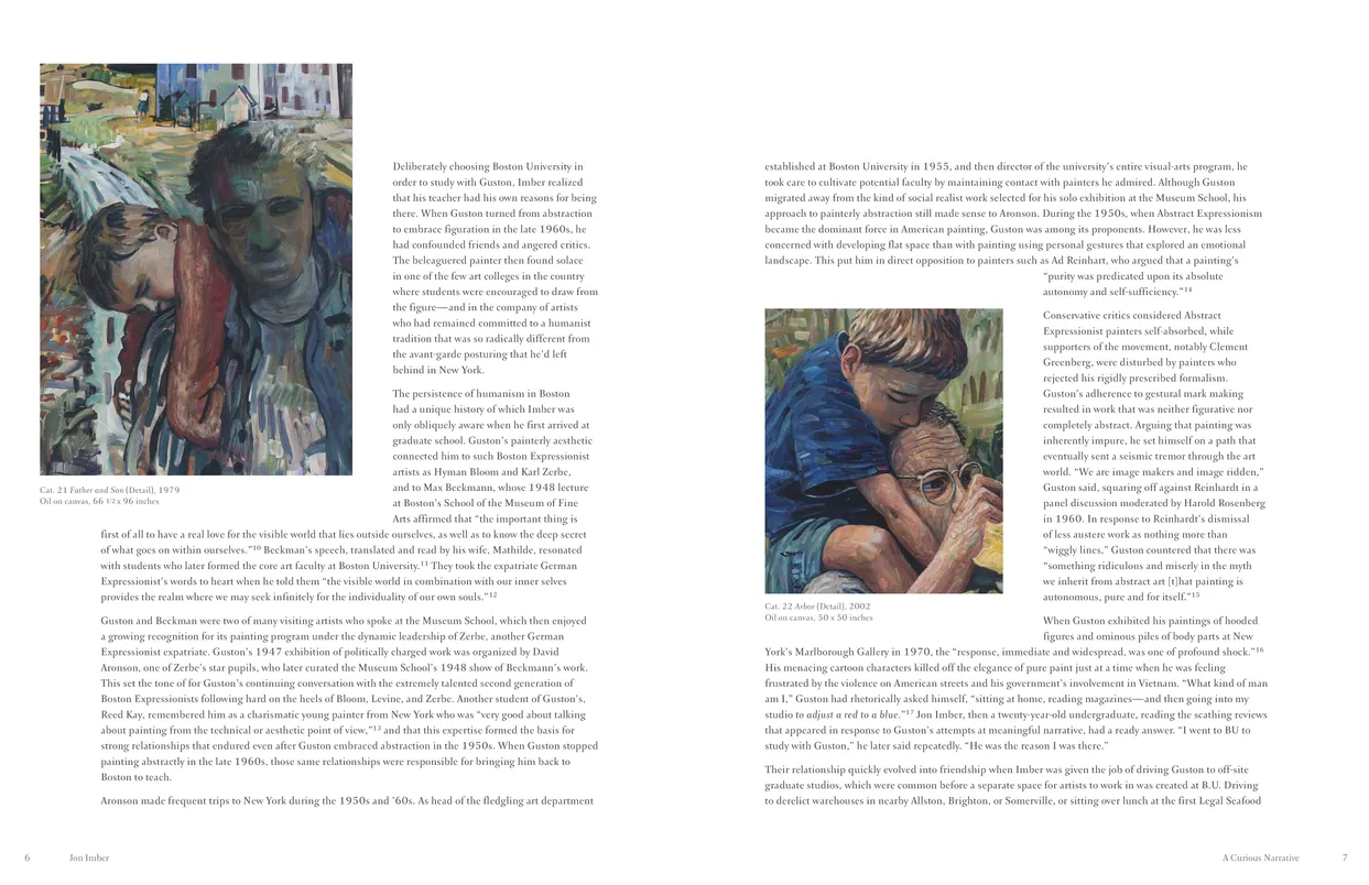 Jon Imber exhibition catalog, pages 6-7