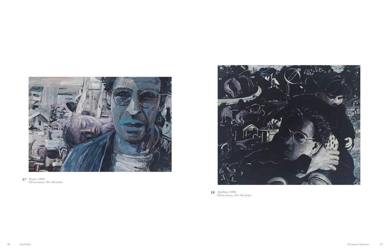 Jon Imber exhibition catalog, pages 36-37