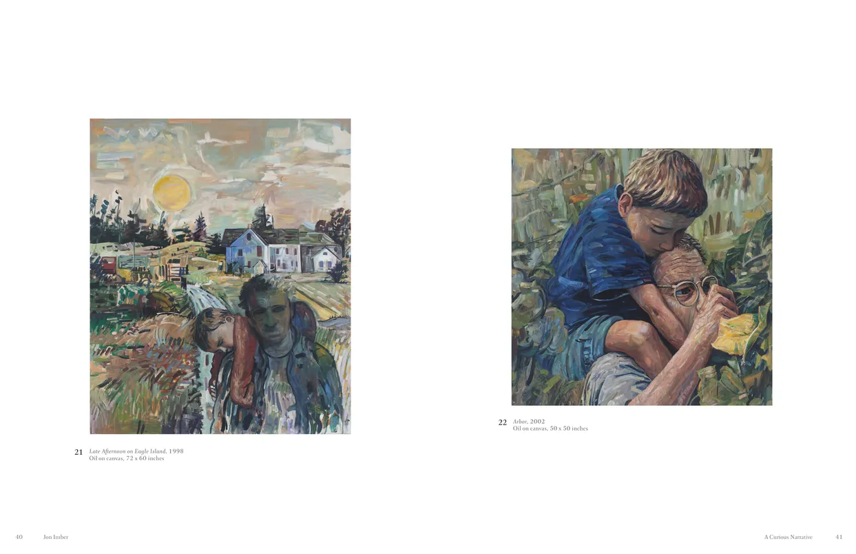 Jon Imber exhibition catalog, pages 40-41